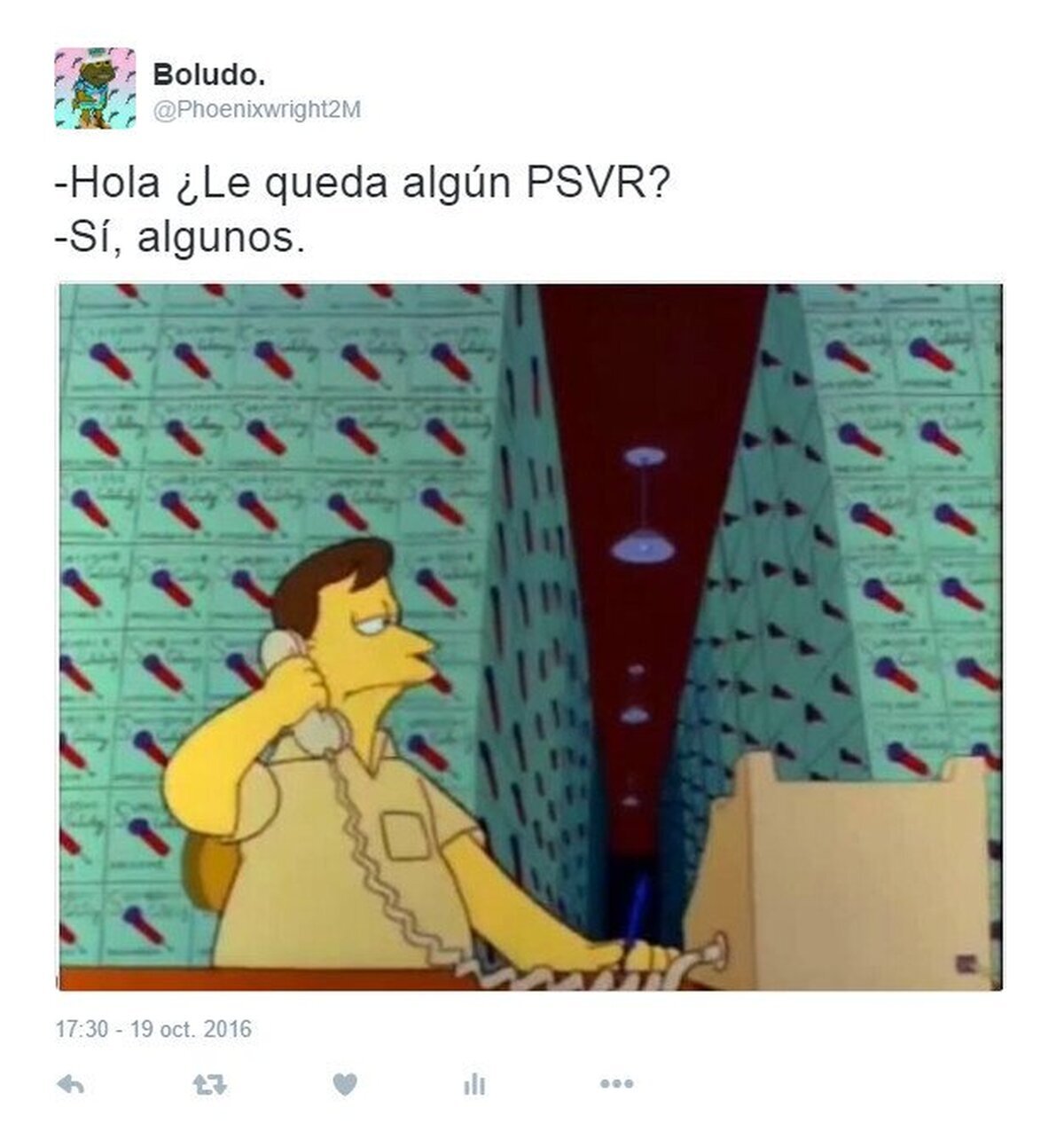 Ya digo yo, que a esto del VR le faltan muchos años en el horno.