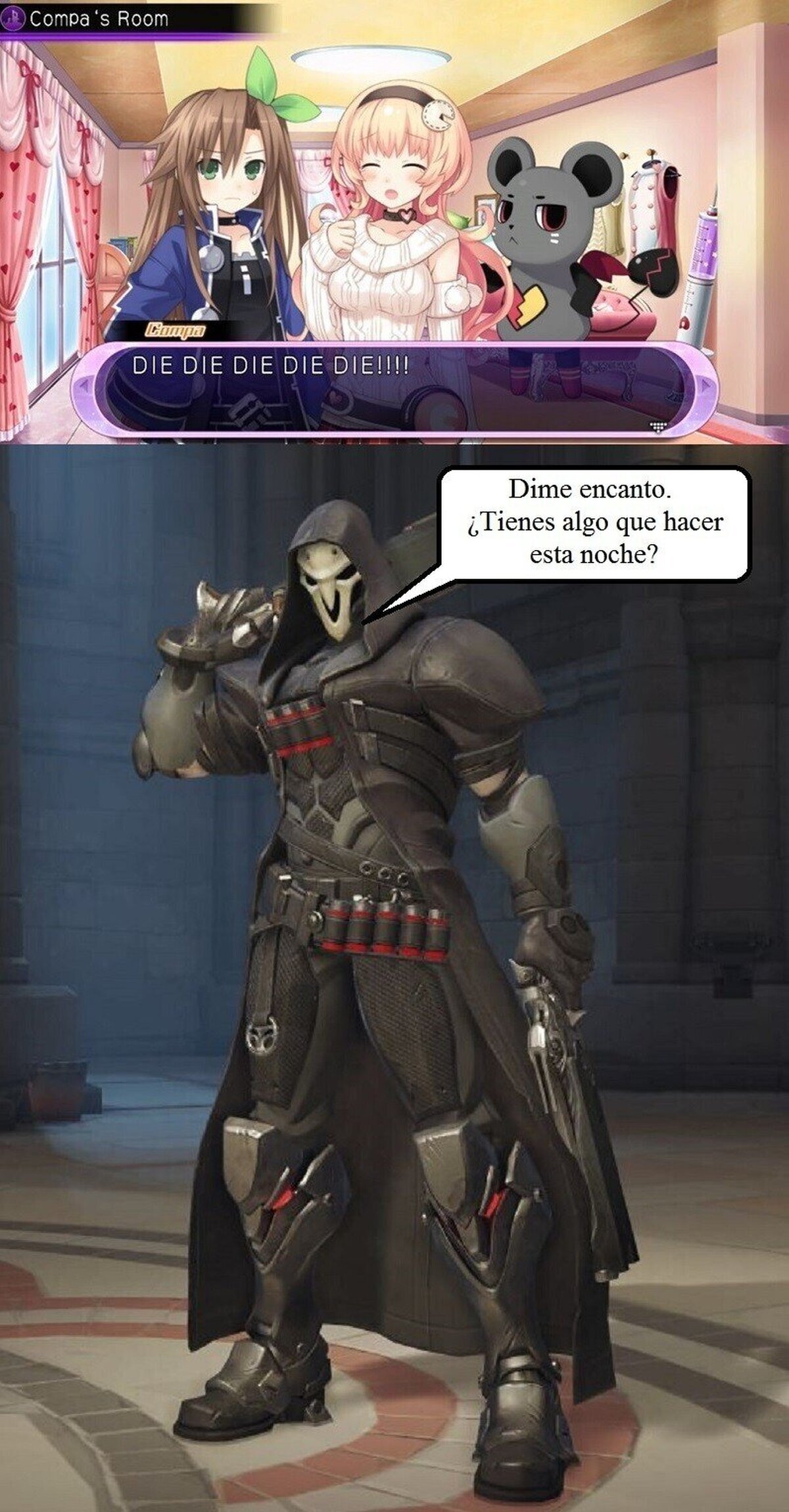Reaper está hecho todo un Casanova. 