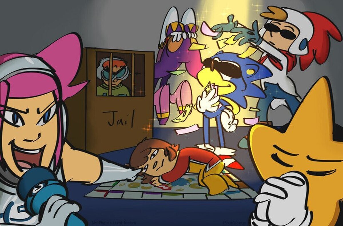 Cuando los personajes de Sega juegan a otros tipos de juegos