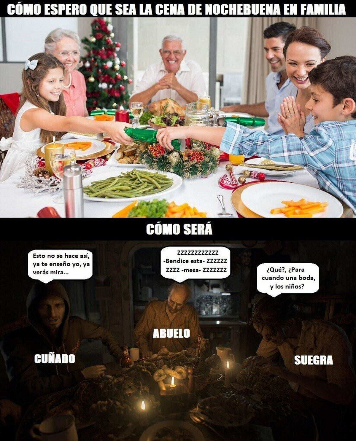 Las cenas navideñas de los Baker...