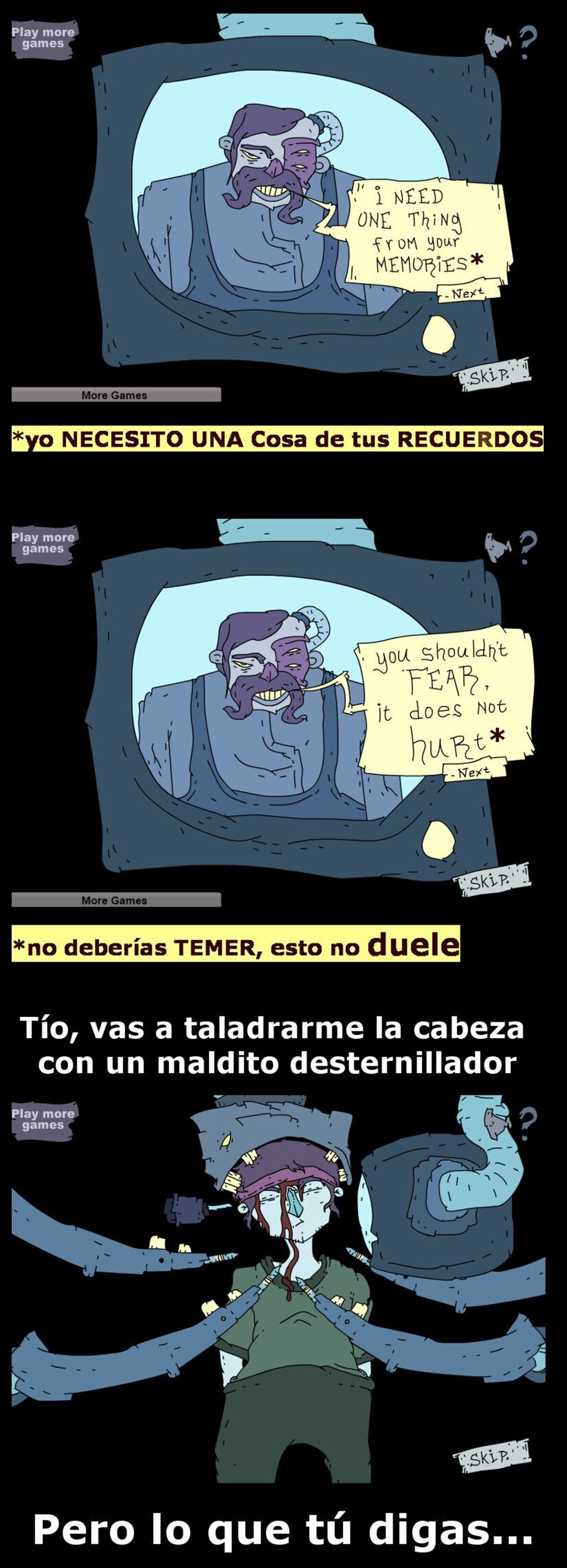 Algo me dice que me este tío me está mintiendo como un bellaco