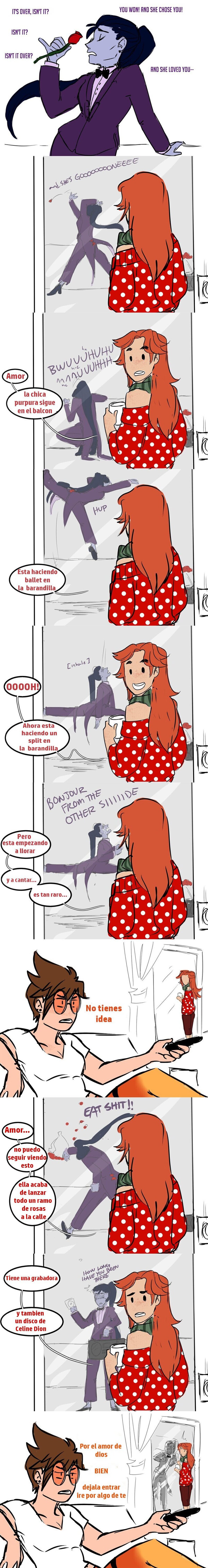 Una araña muy dramática