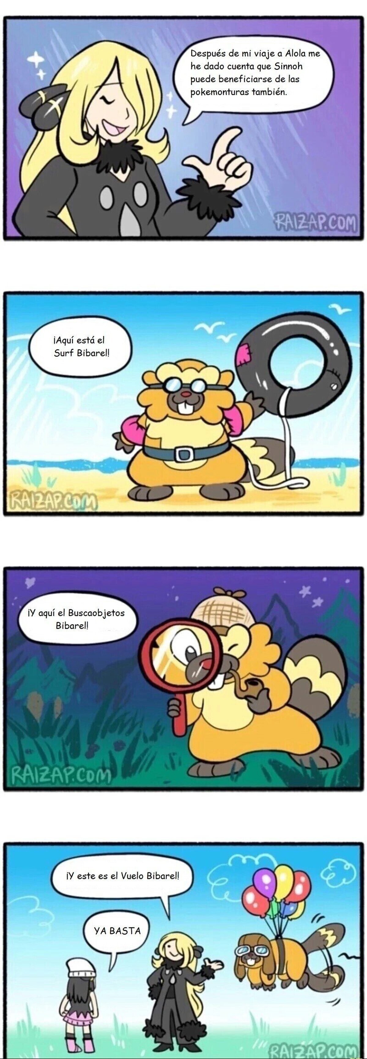 Las pokemonturas han llegado a Sinnoh . Por Raizap