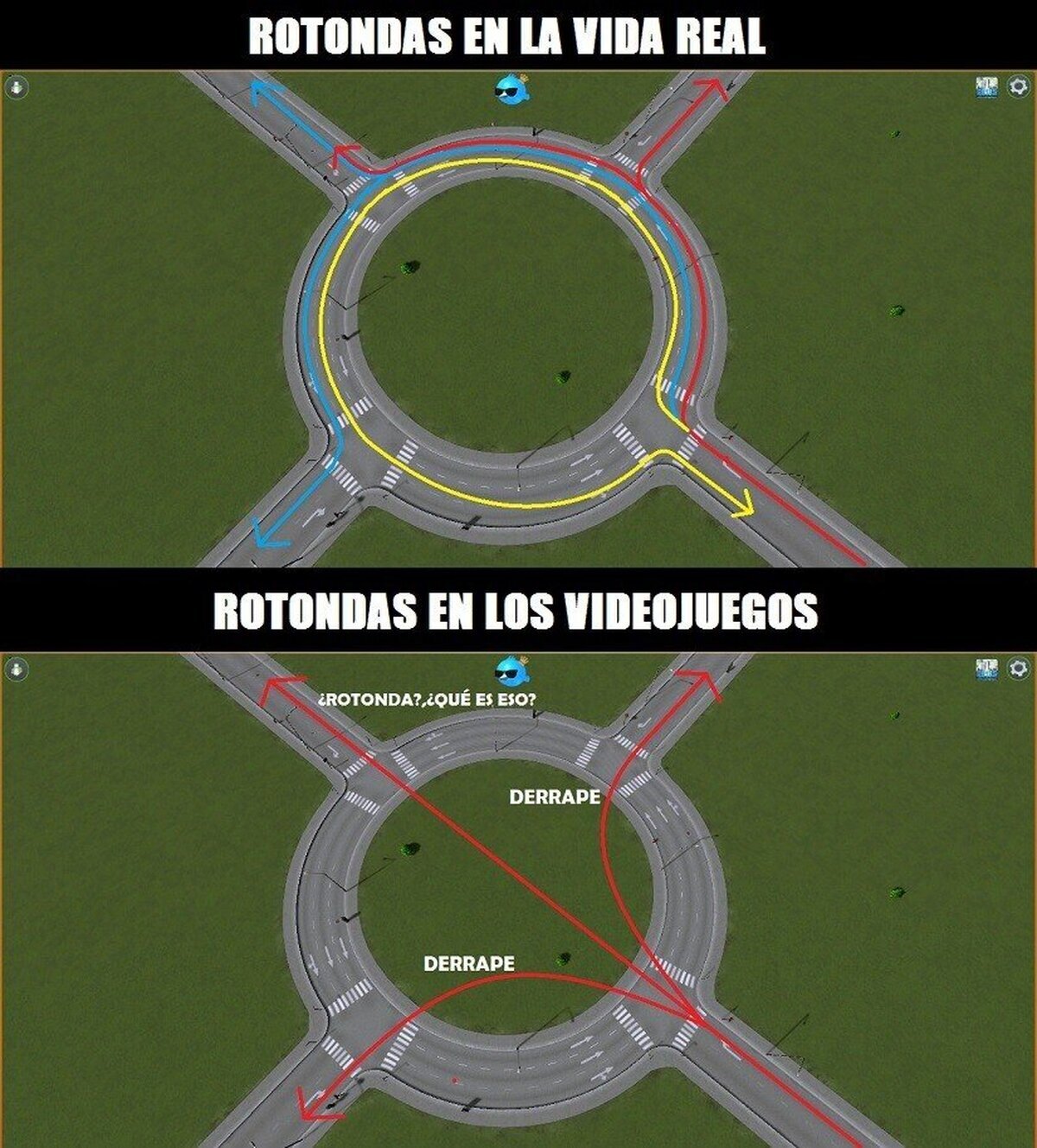 La rotonda...esa cosa tan inútil en los videojuegos