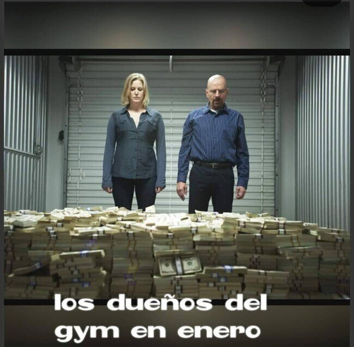 Todos apuntándose como borregos