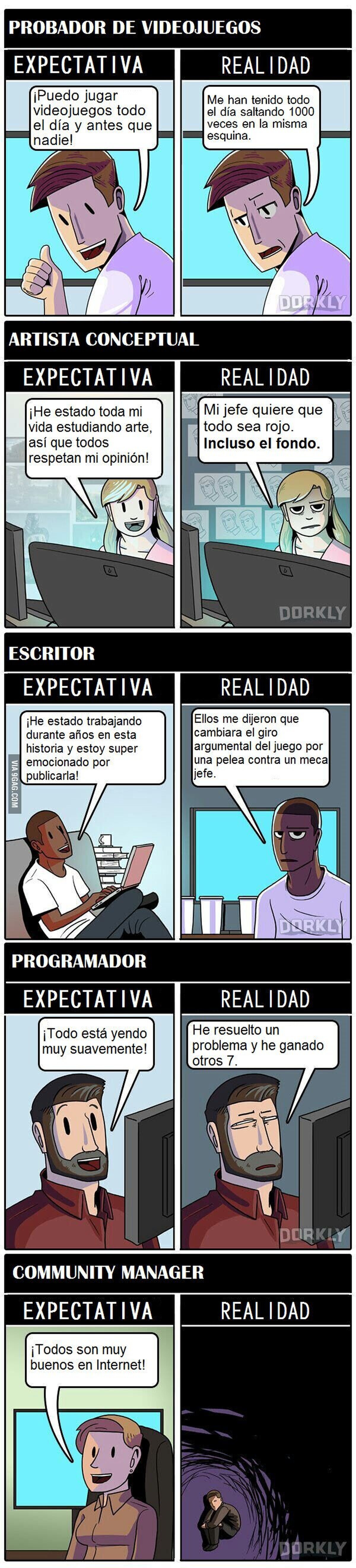 Trabajar en las grandes empresas no es tan emocionante como lo pintan. Por Dorkly