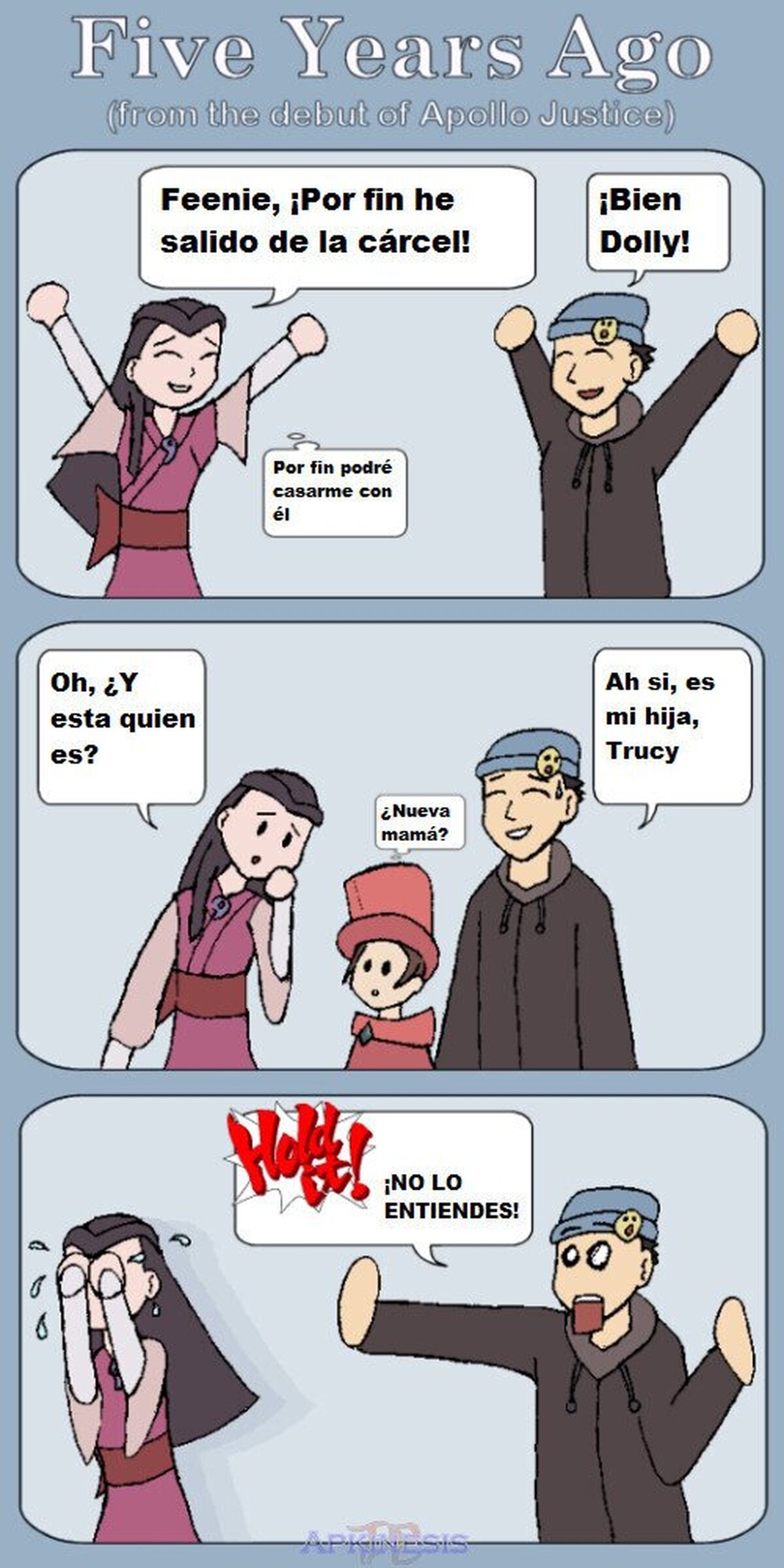 [Spoilers de Ace Attorney] Lo que pasó con Iris antes de Apollo Justice.