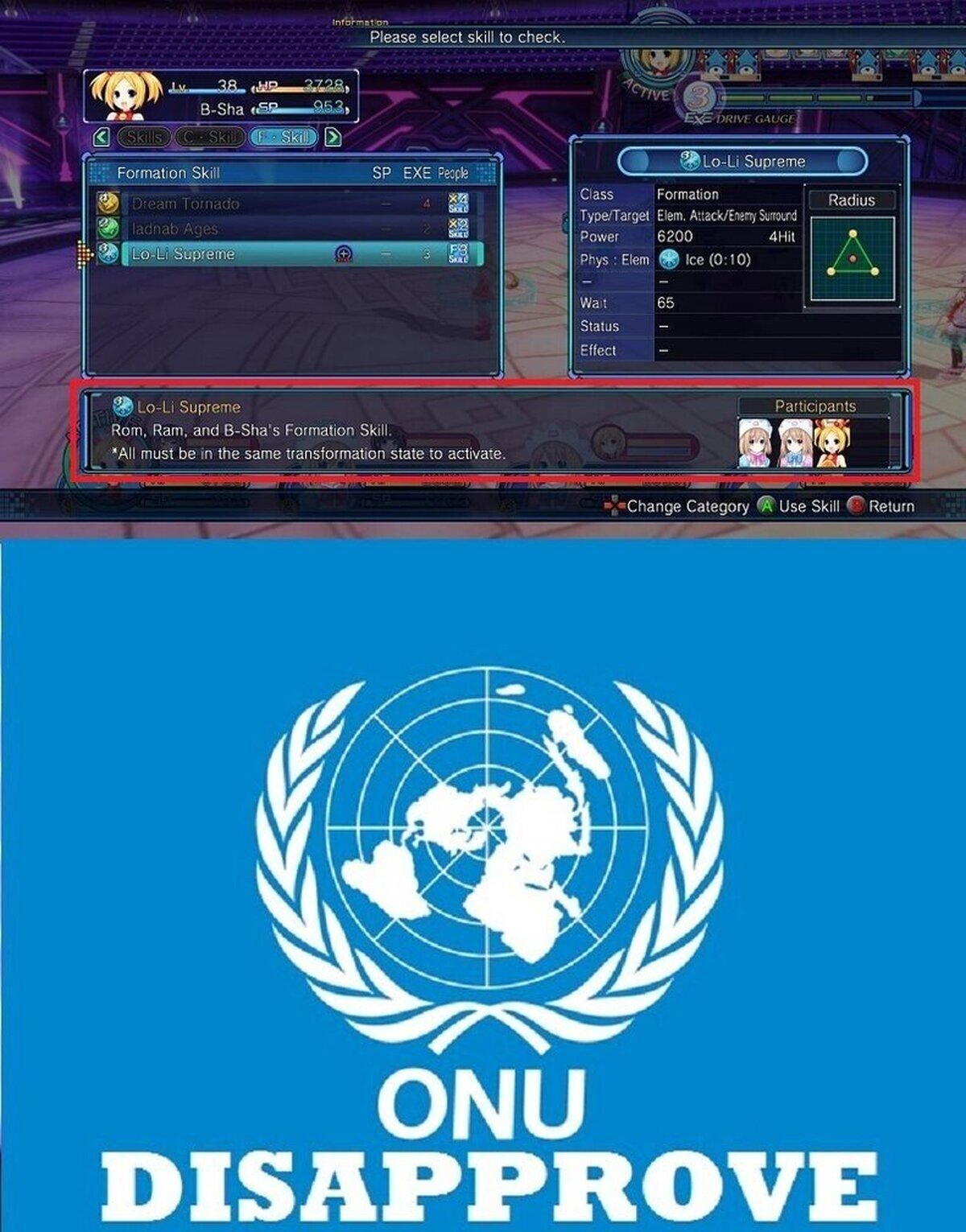 La ONU no olvidara esta afrenta. 