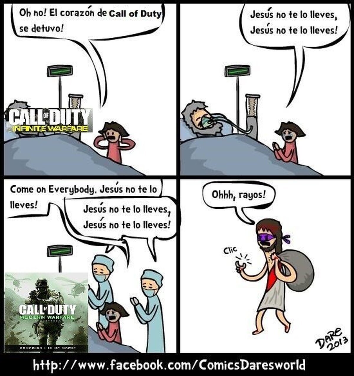 ¡Oh no! esta por morir, nah mala hierba nunca muere.