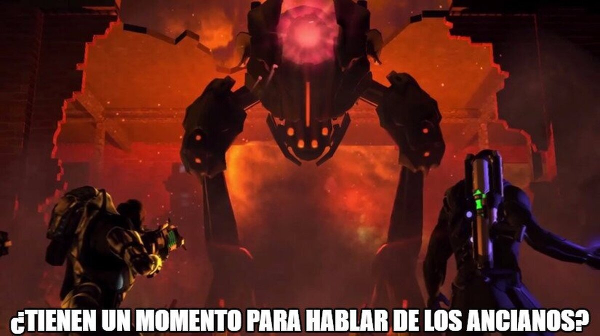 Si no le abres la puerta este te destruye la casa...