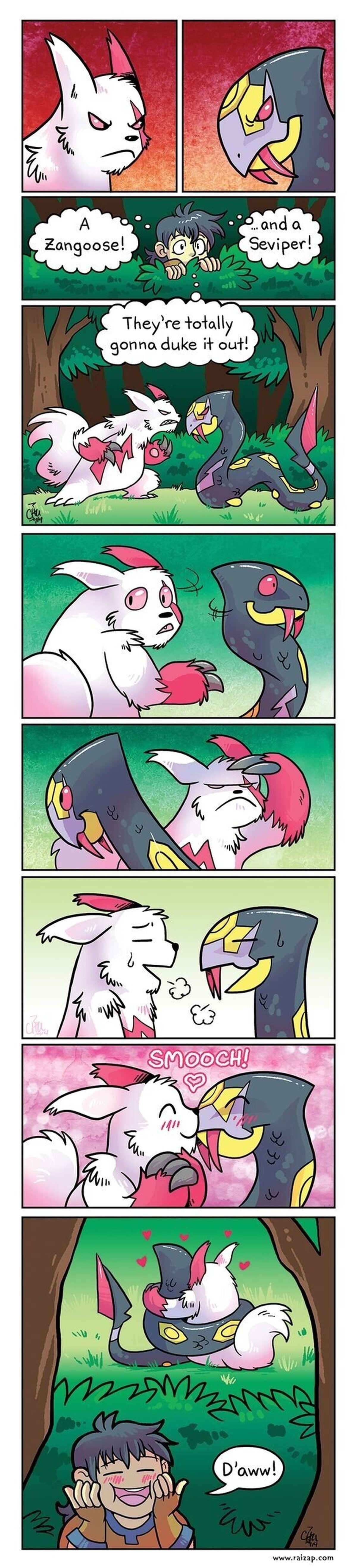 Un amor detrás de los seres odiados ... Por Raizap
