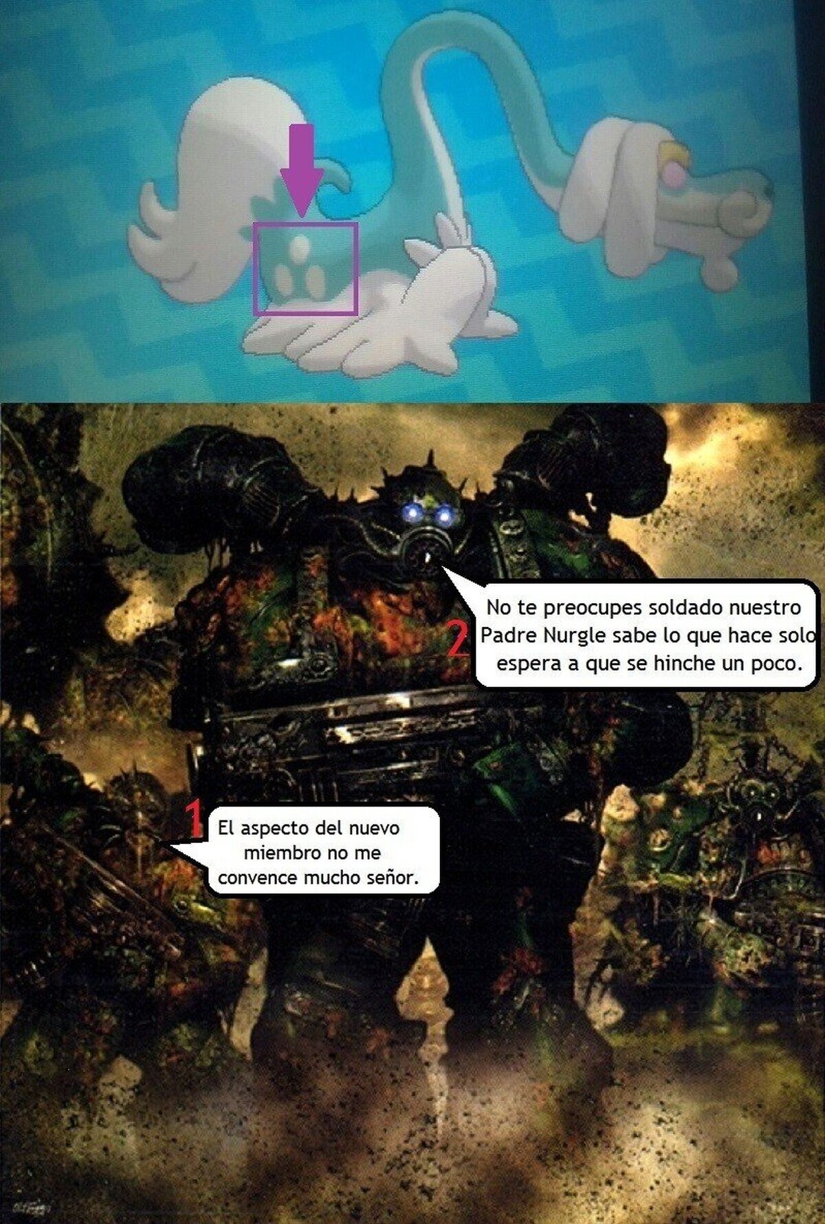 Nurgle hace unos fichajes muy raros últimamente. 