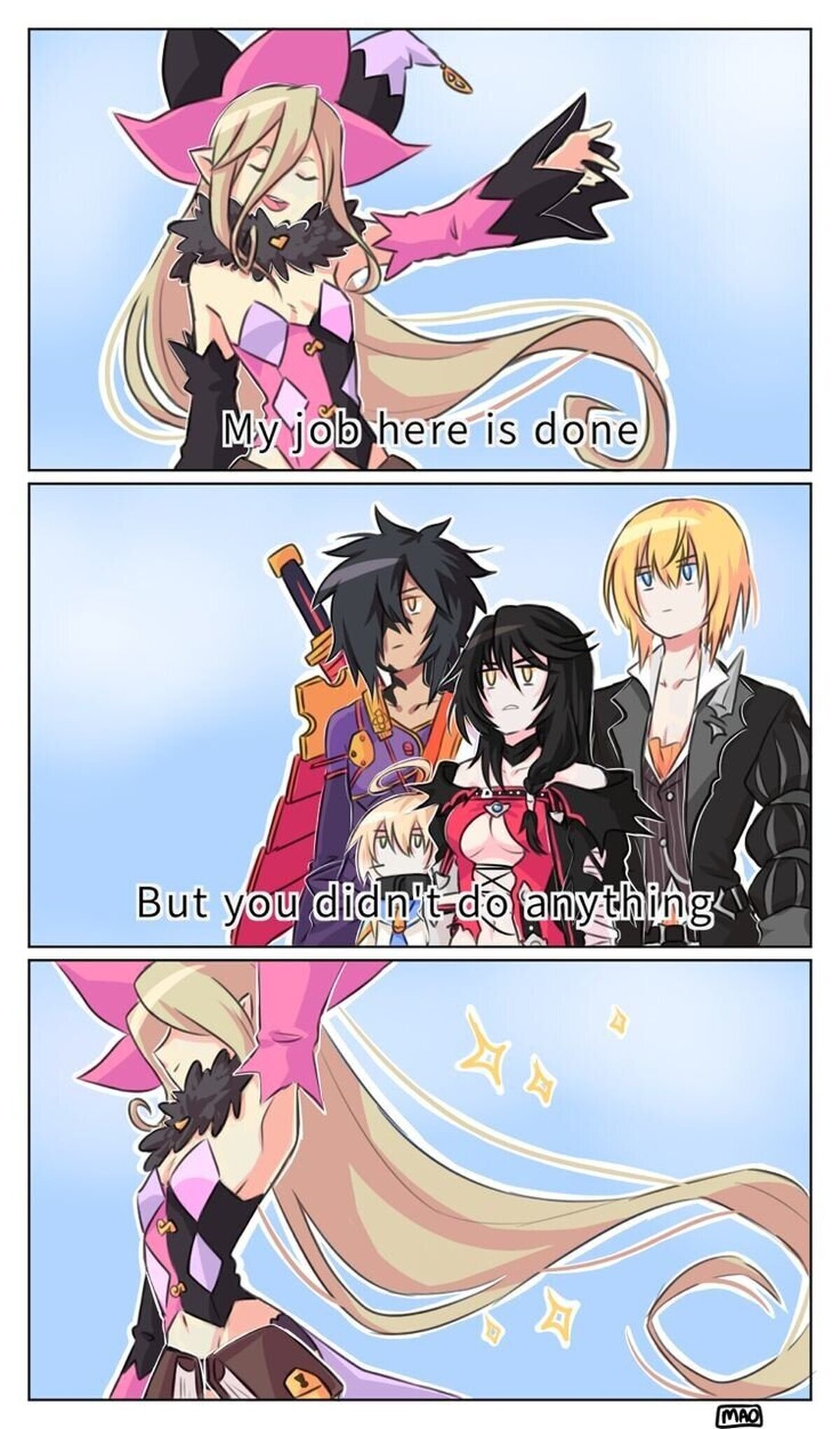 Magilou in a nutshell.