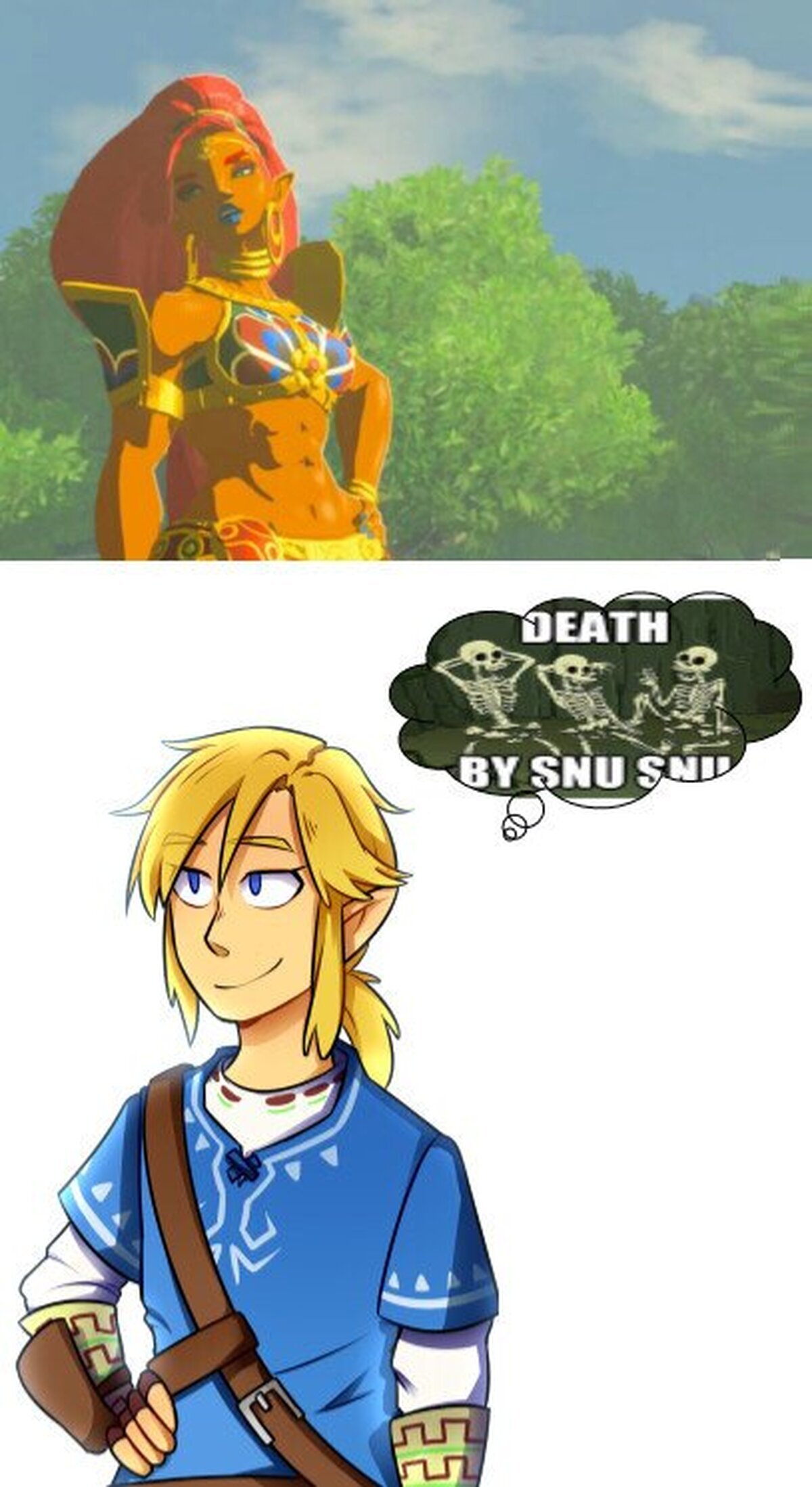 Link cada que piensa en Urbosa