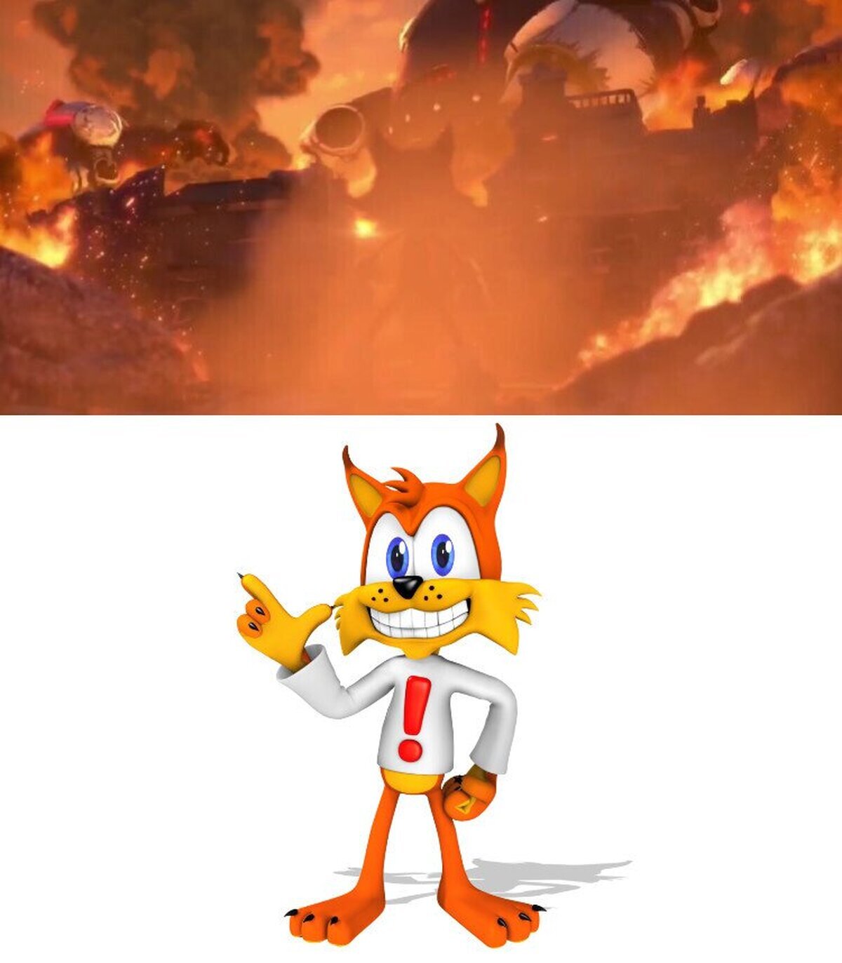 Bubsy confirmado para sonic forces