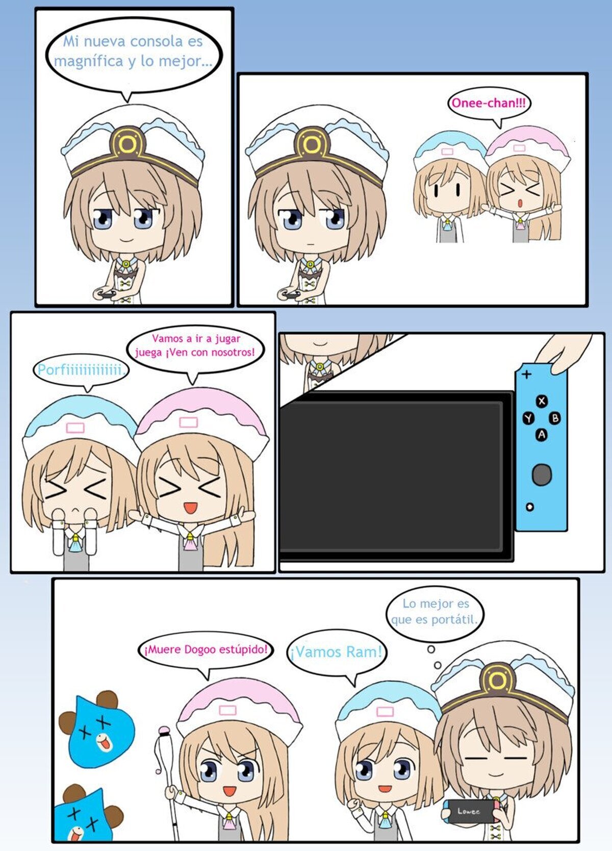 Nintendo switch, la mejor consola para ser una hermana irresponsable.   Por gaming123456