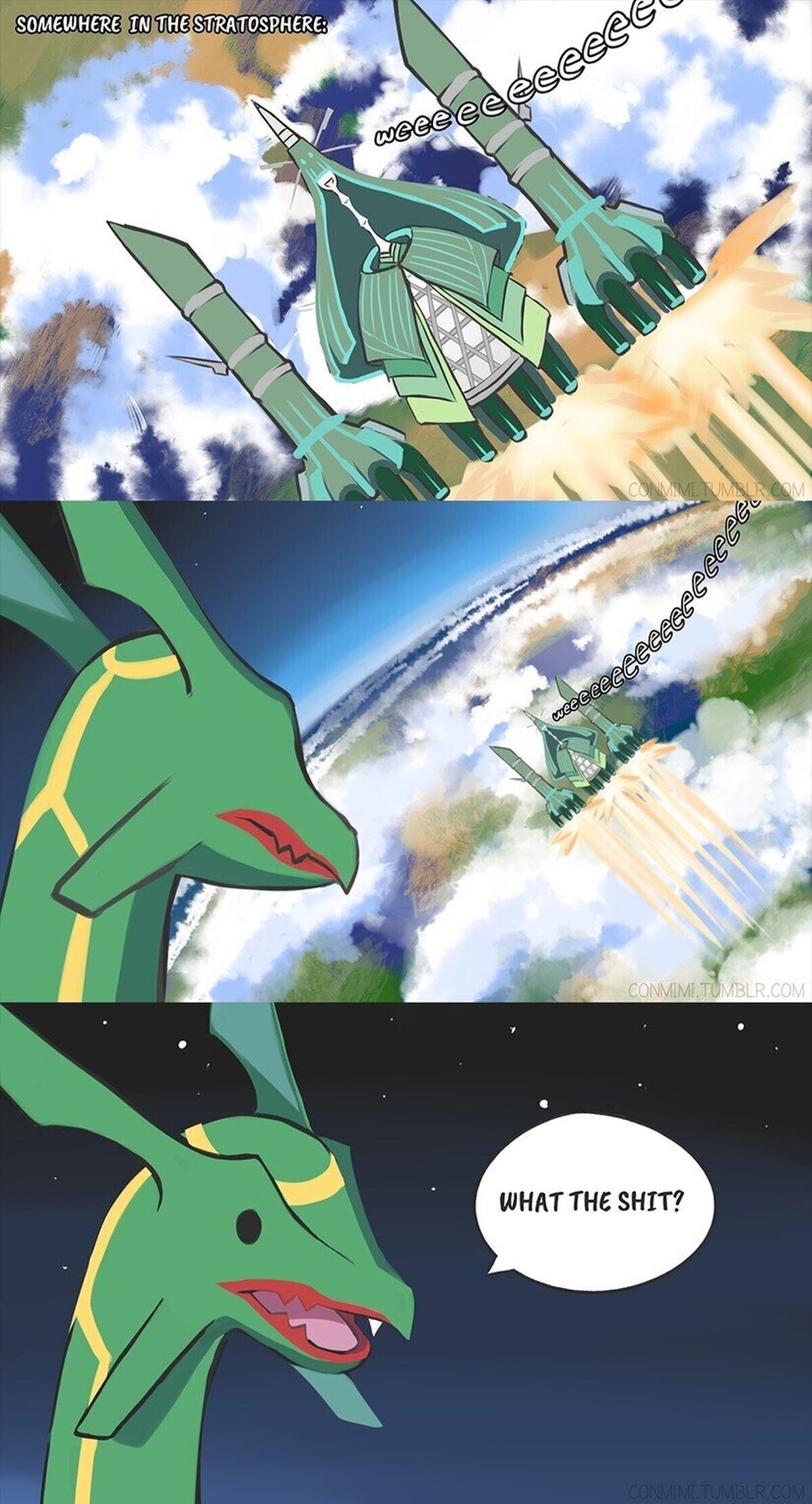 Parece que Rayquaza no esta acostumbrándose muy bien a los ultraentes…
