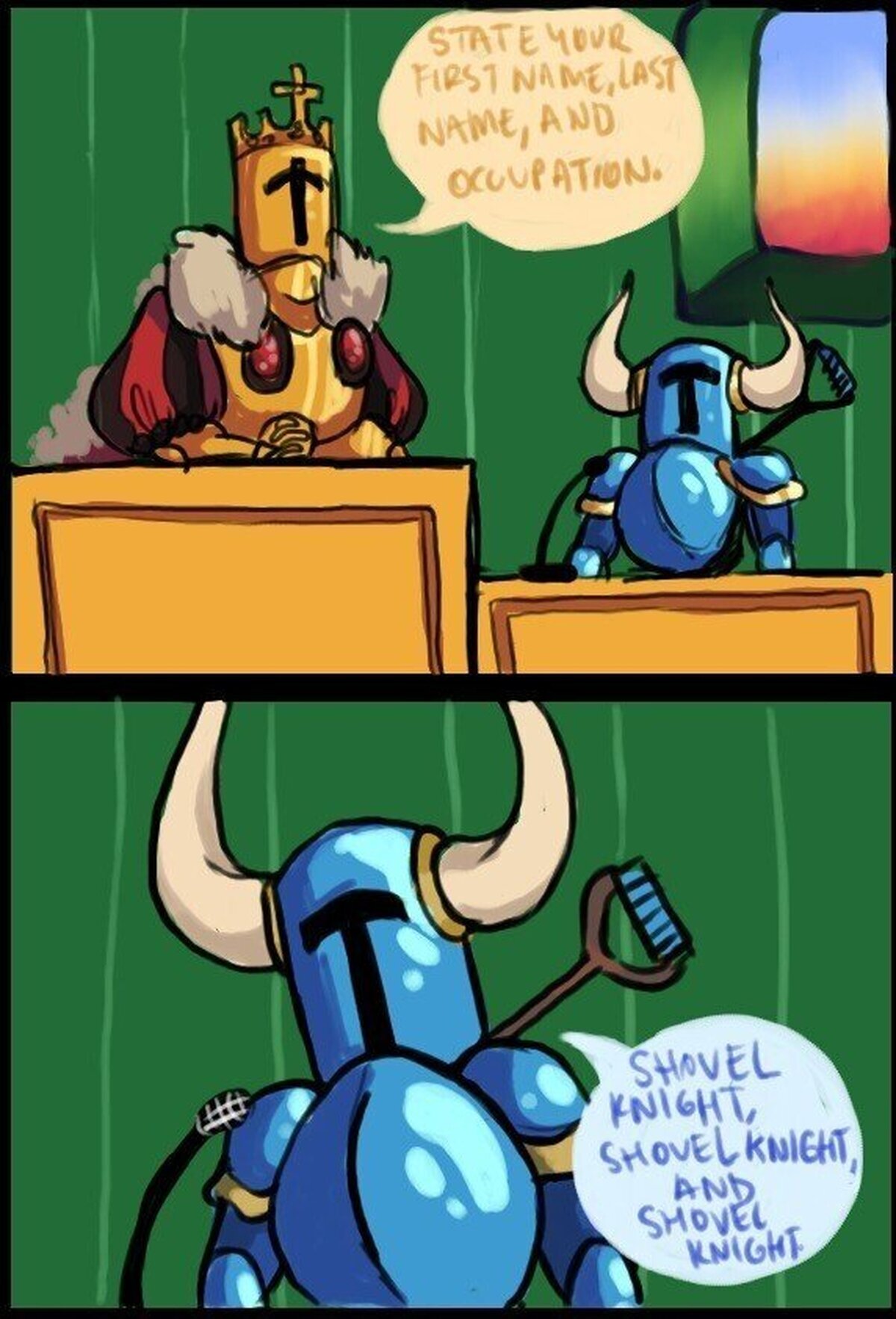 Diga su nombre, apellido y ocupación 