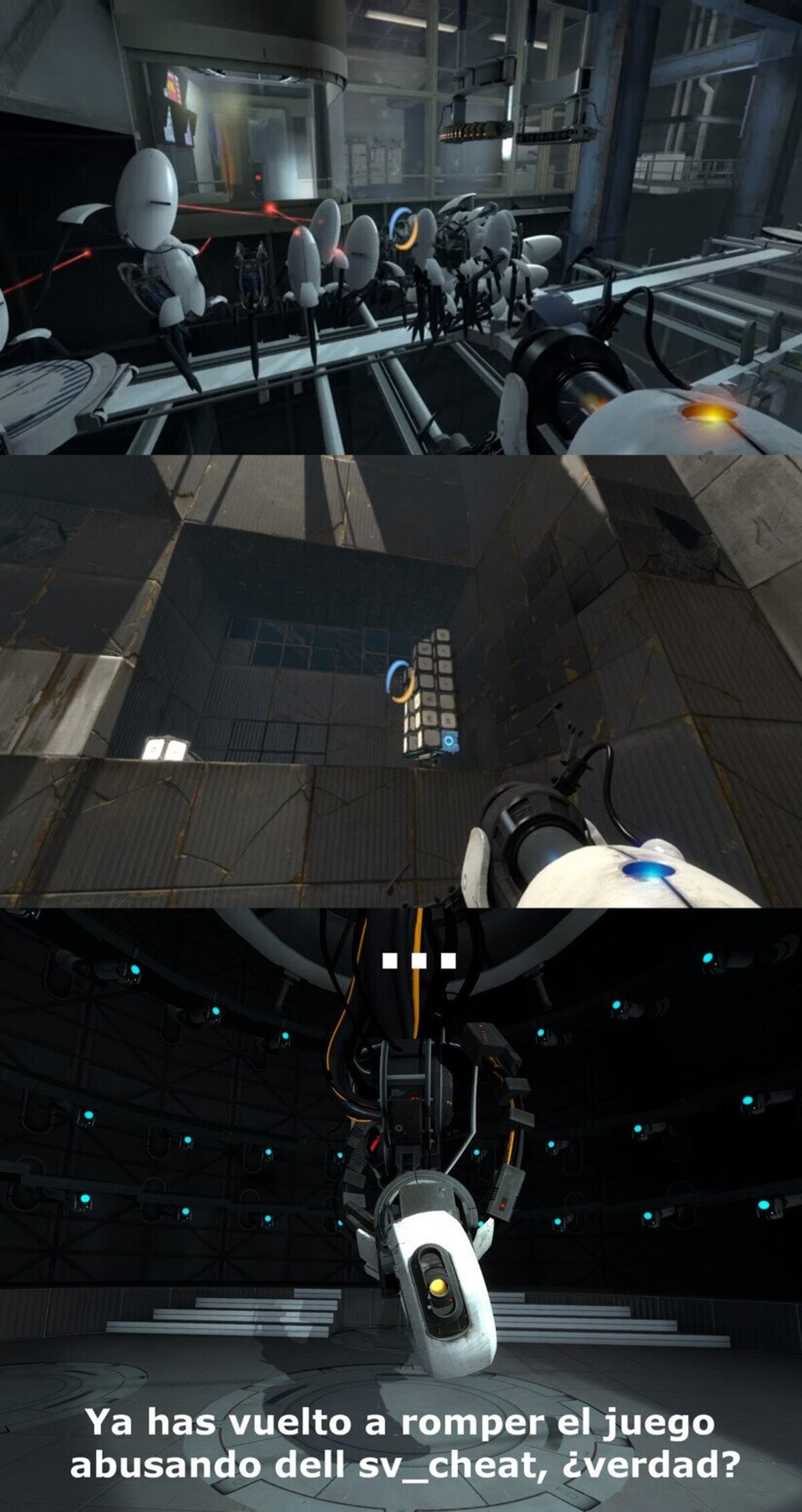 A GLaDOS no le gusta eso