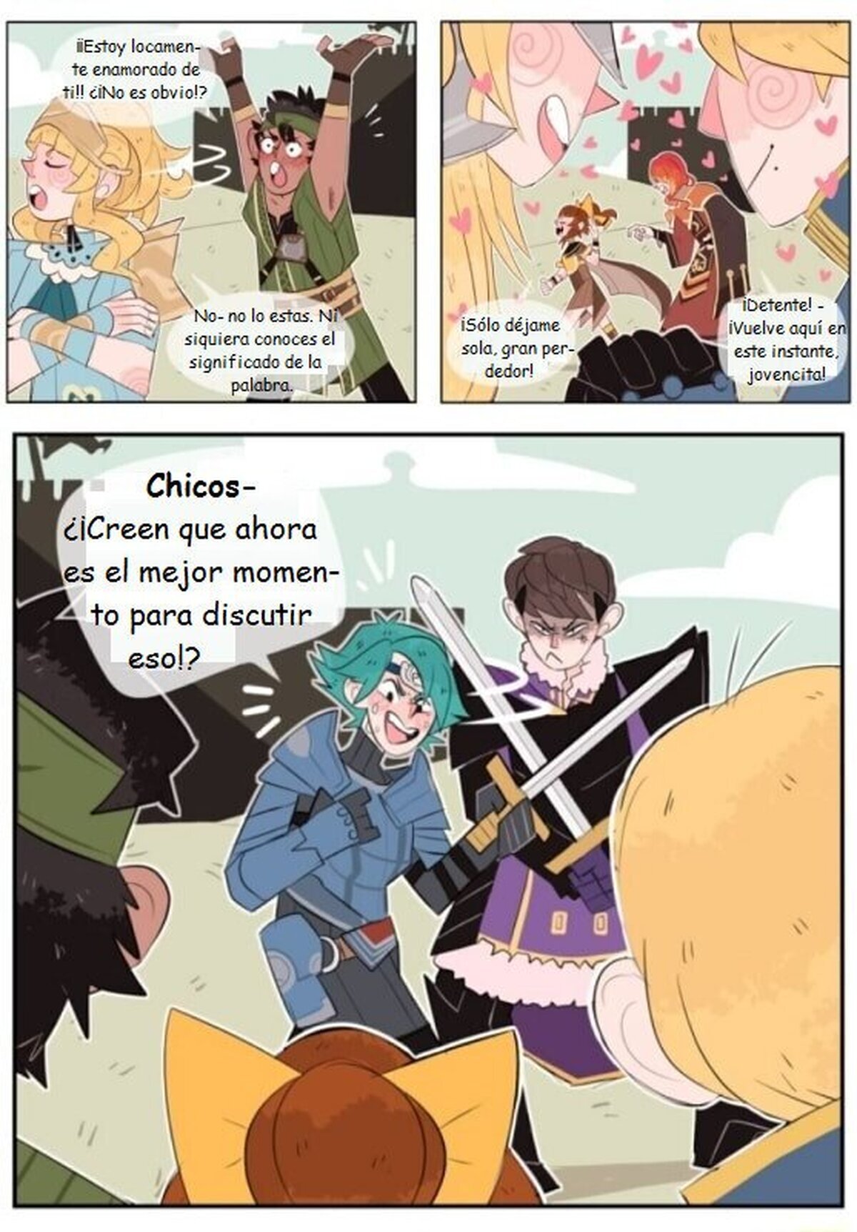 Un campo de batalla es el mejor lugar para tener una conversación