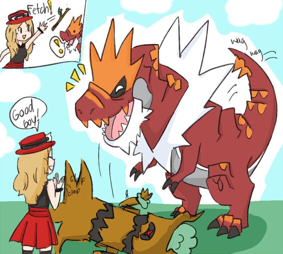 Jugar con Tyrantrum puede traer problemas... si pareces un palo