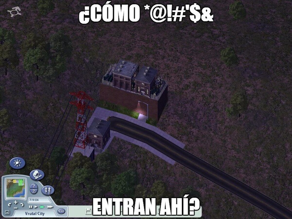 Buenas piernas tienen los Sims en el SimCity 4