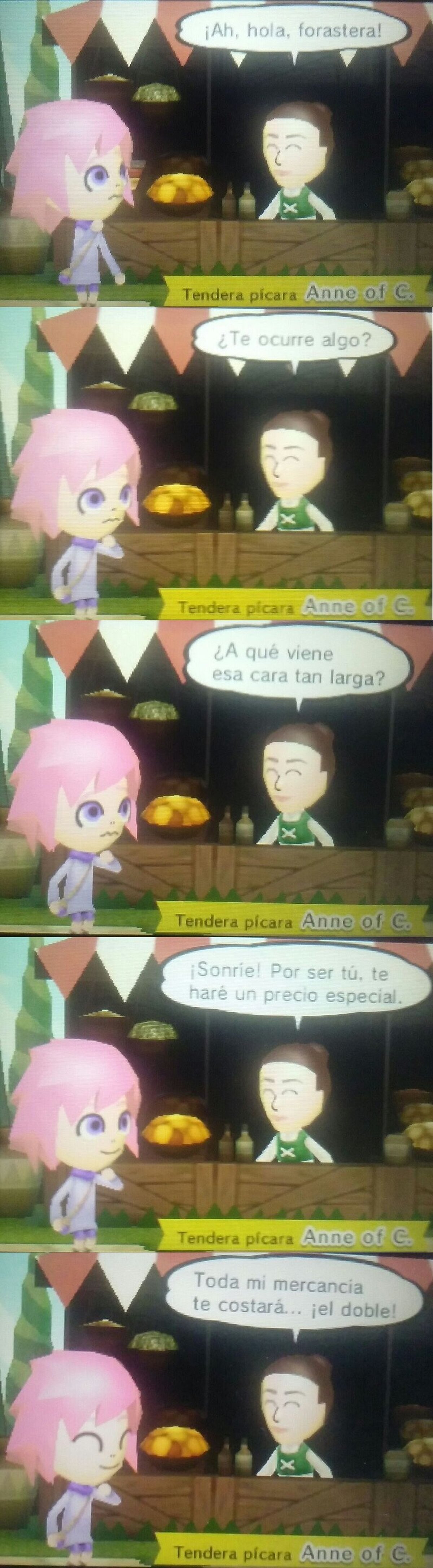 La amabilidad de esta vendedora es relámete conmovedora…