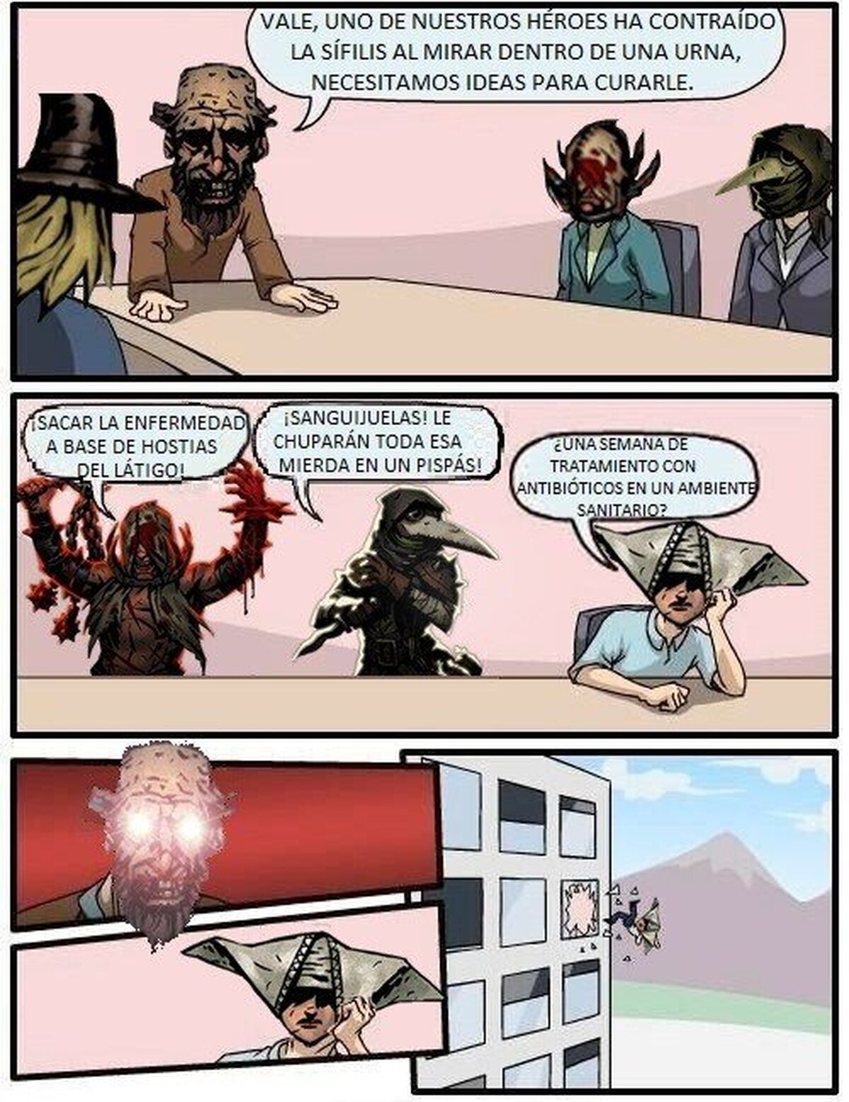 Cuando hay que curar enfermedades en Darkest Dungeon, no lo dudes...