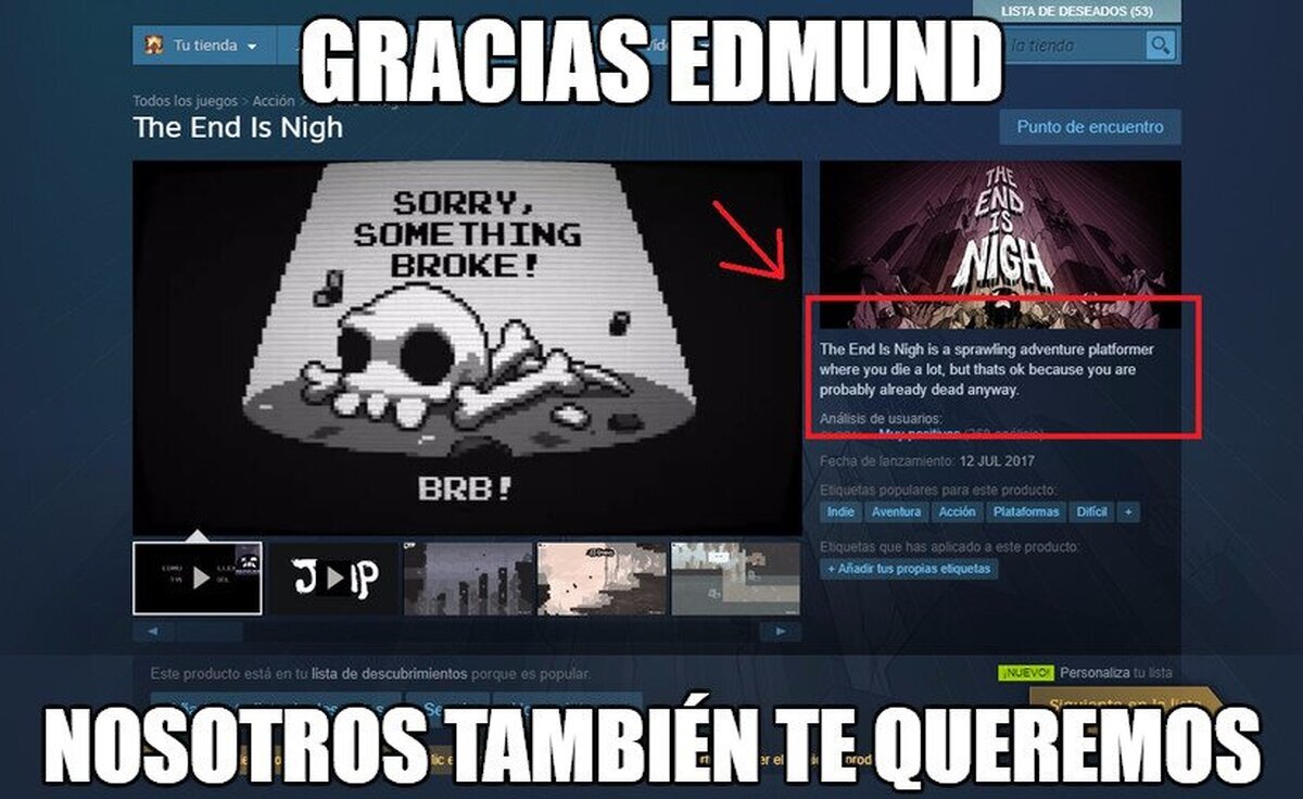 Edmund, tan cariñoso como siempre