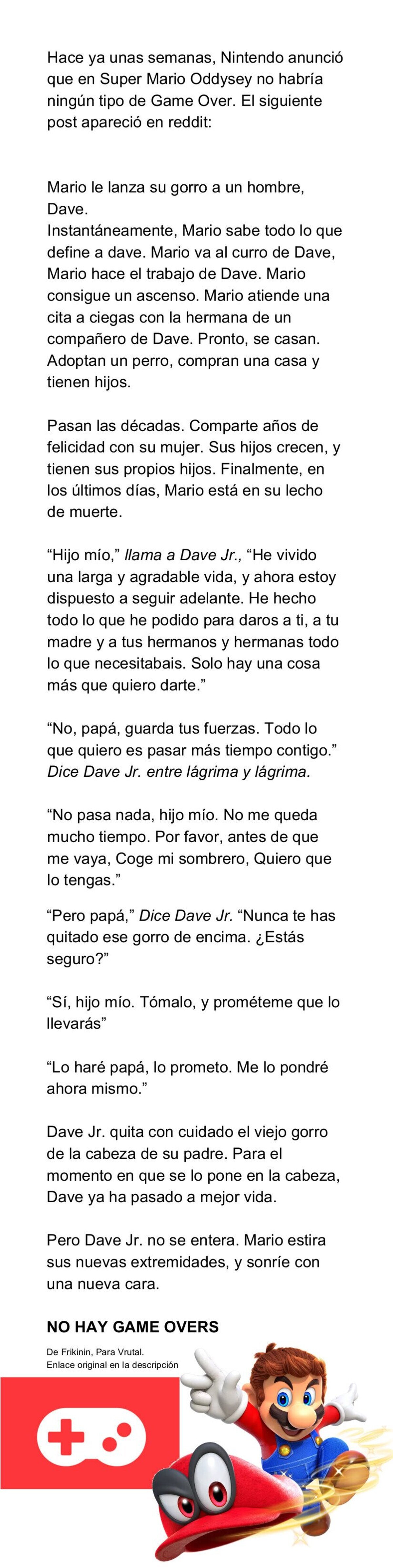 No hay Game Over's