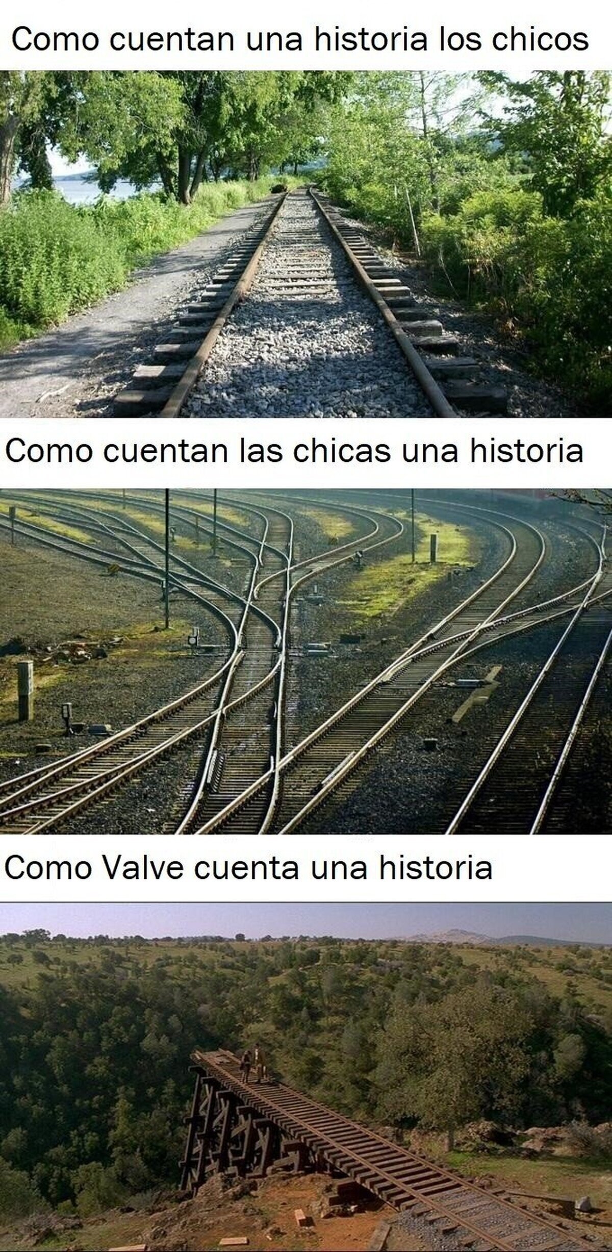 Como cuentan una historia...