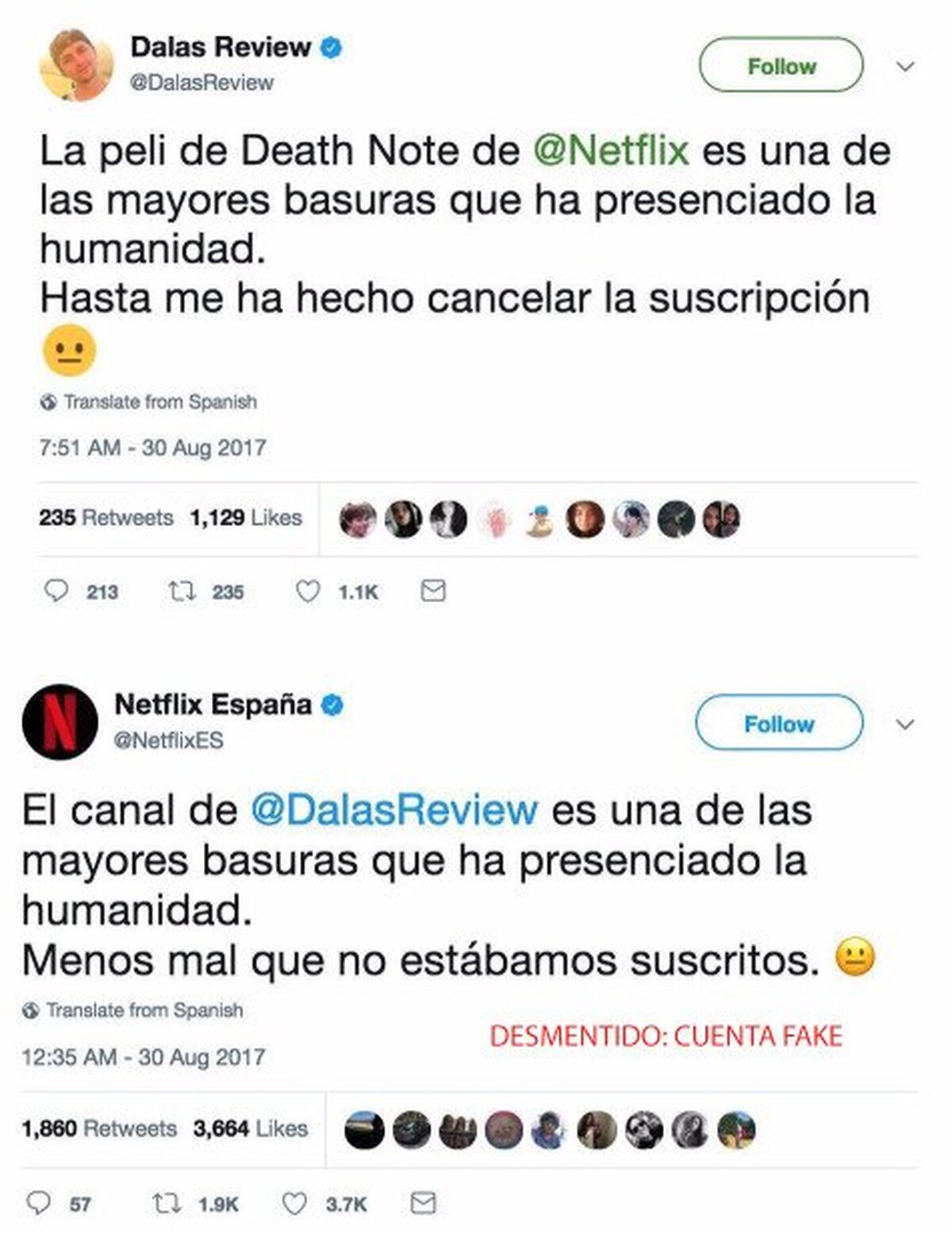 El zasca de Netflix en forma de respuesta al listo de Dalas