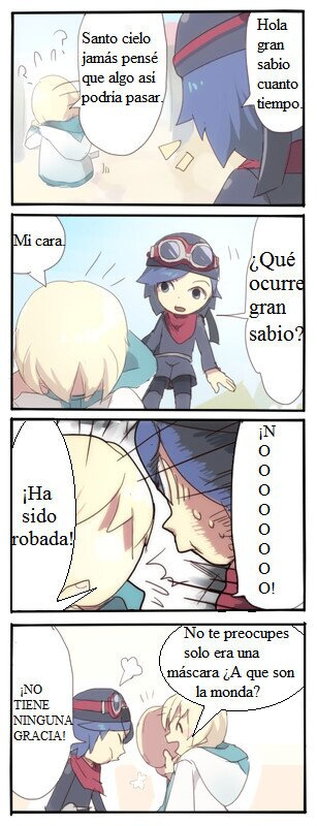 Por el amor de dios gran sabio no me pegues estos sustos. Por garamiitopia