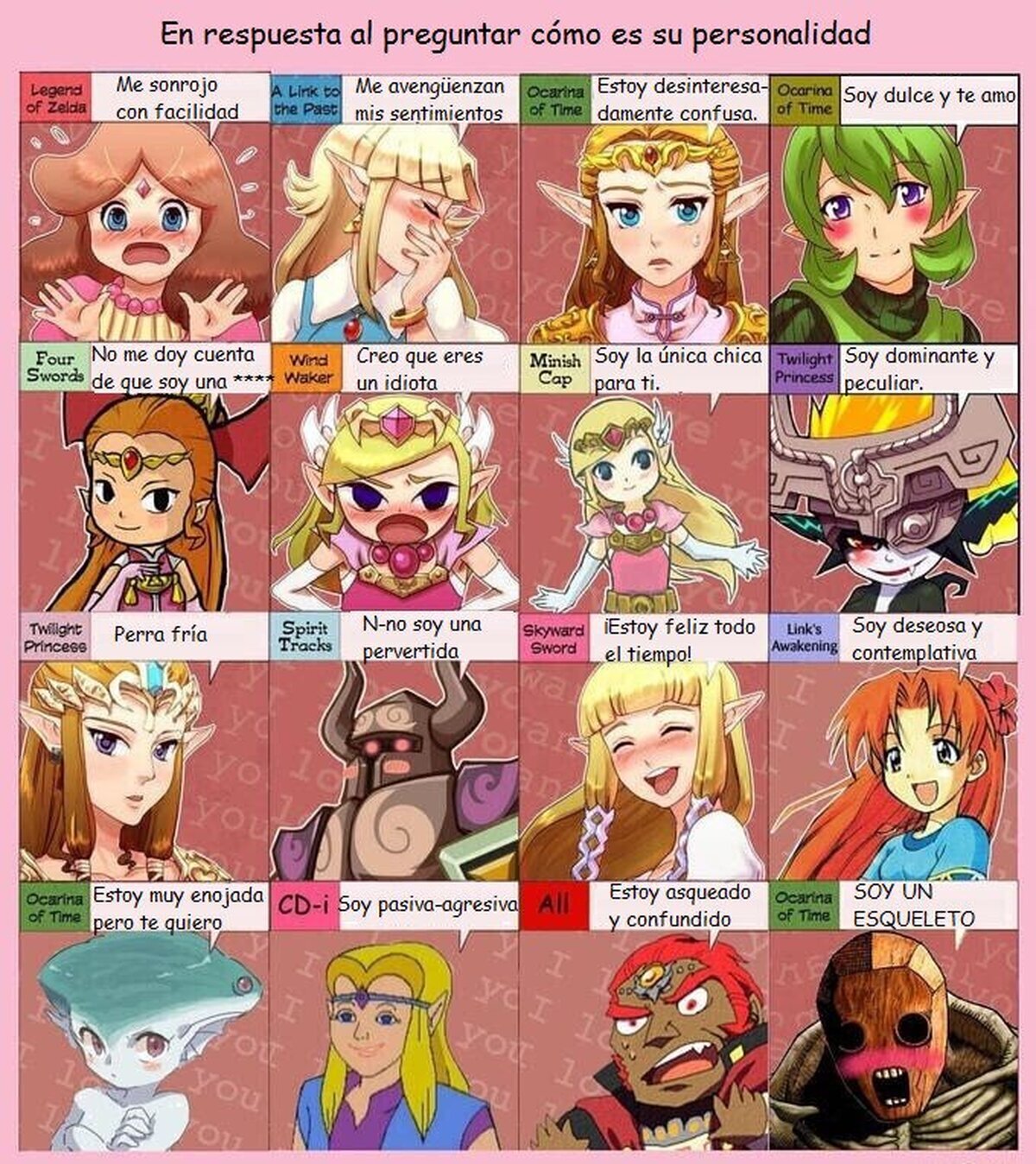 Cuando le preguntas cómo es su personalidad