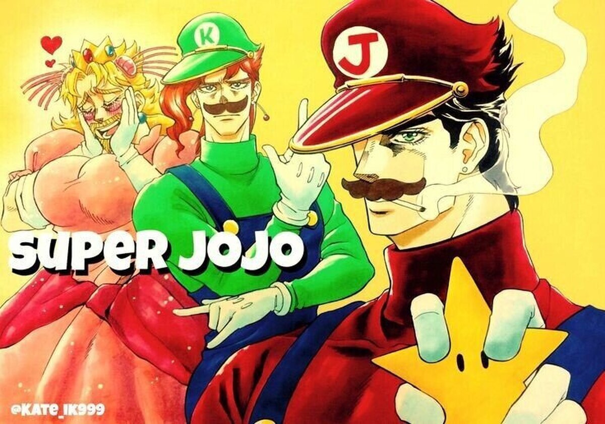 Super Jojo Bros. Mushroom Crusaders por Kate_IK999