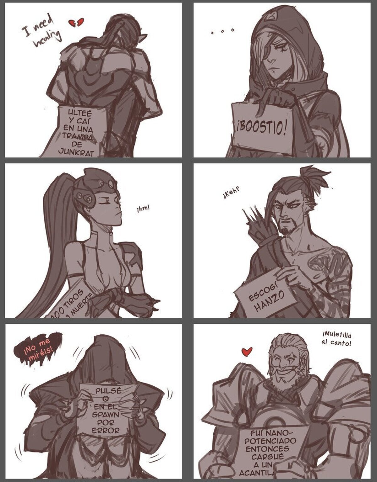 Los errores más vergonzosos en OW, por Moni (Anubis)