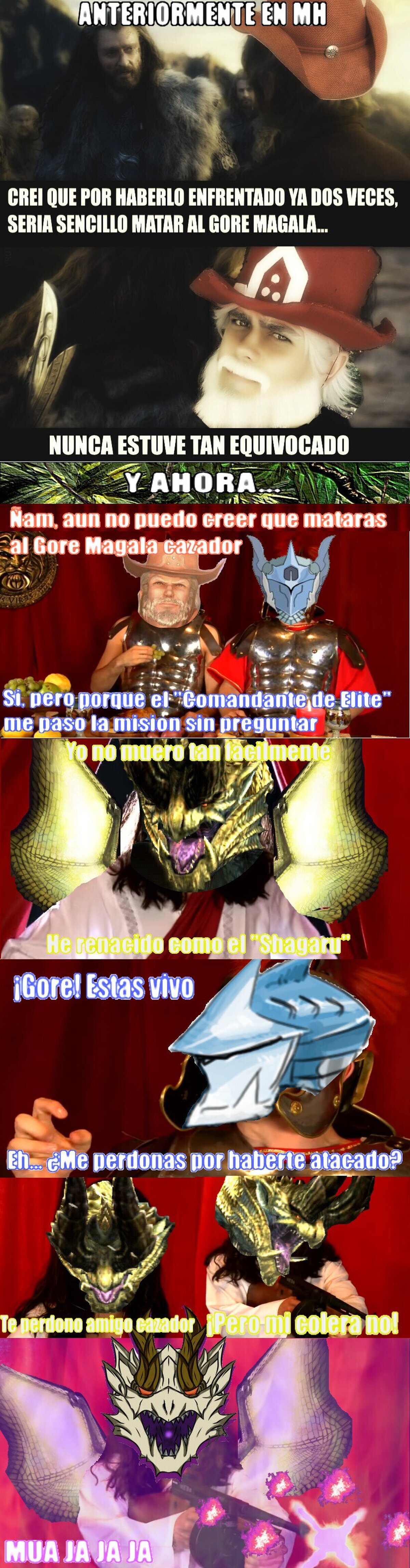 [SPOILER MH4] Resucitó y ascendió a los cielos... ¡CON COLERA!