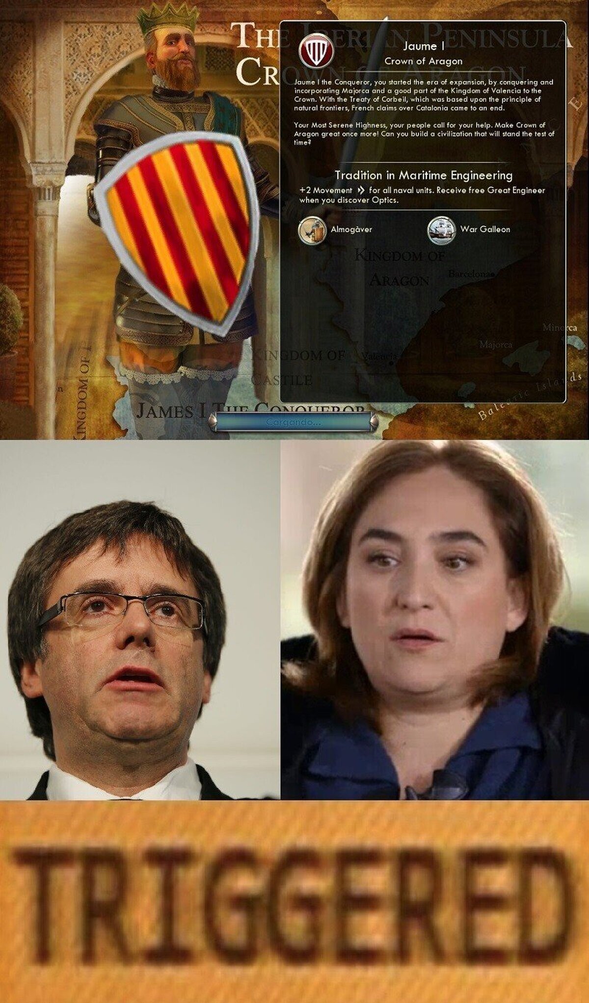 Algo me dice que civilization V va a perder mucha popularidad en Cataluña.