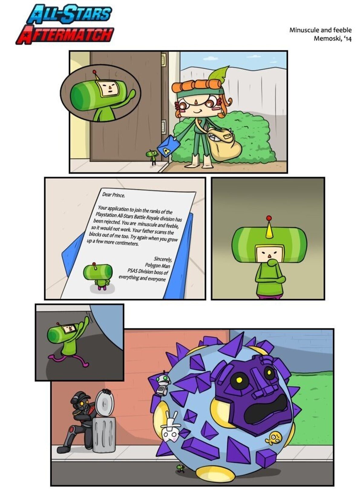 ¿Qué pasa si el Príncipe de Katamari estuviese en Playstation All Stars Battle Royale?