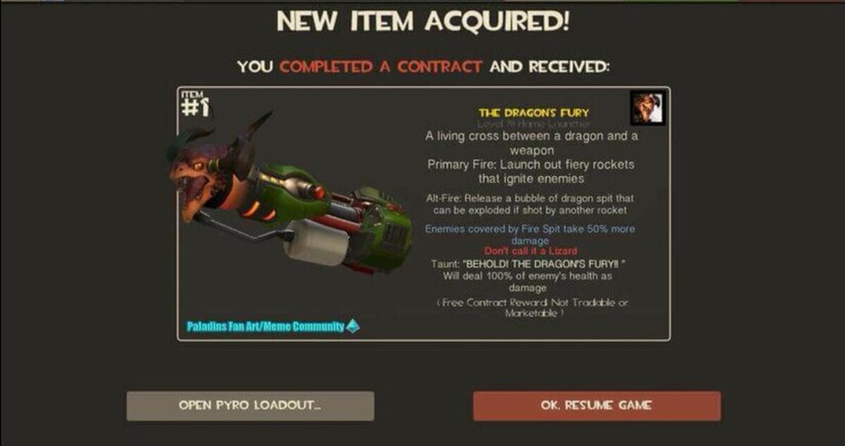 Estas armas de TF2 son cada vez más raras