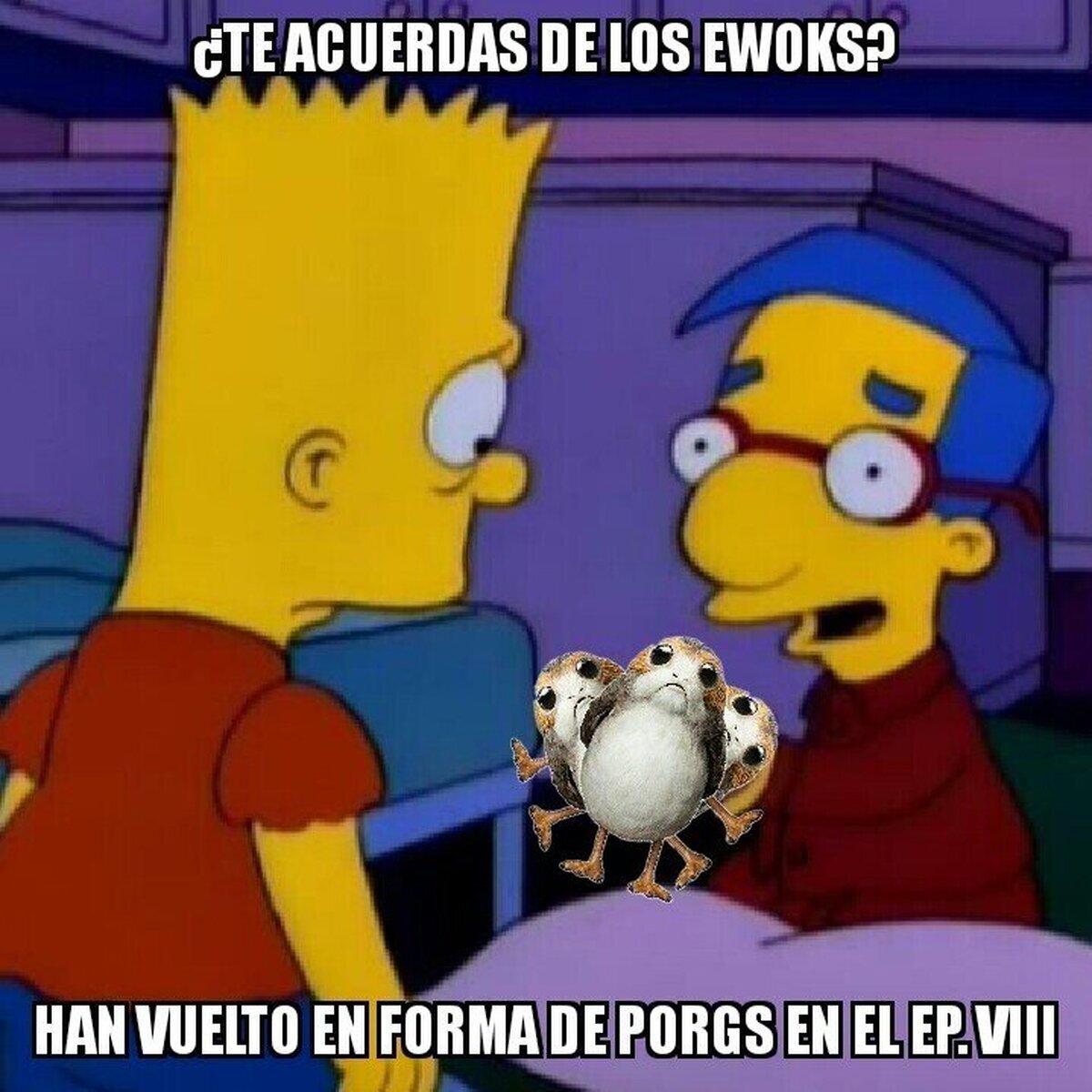 Han vuelto en forma de Porgs.