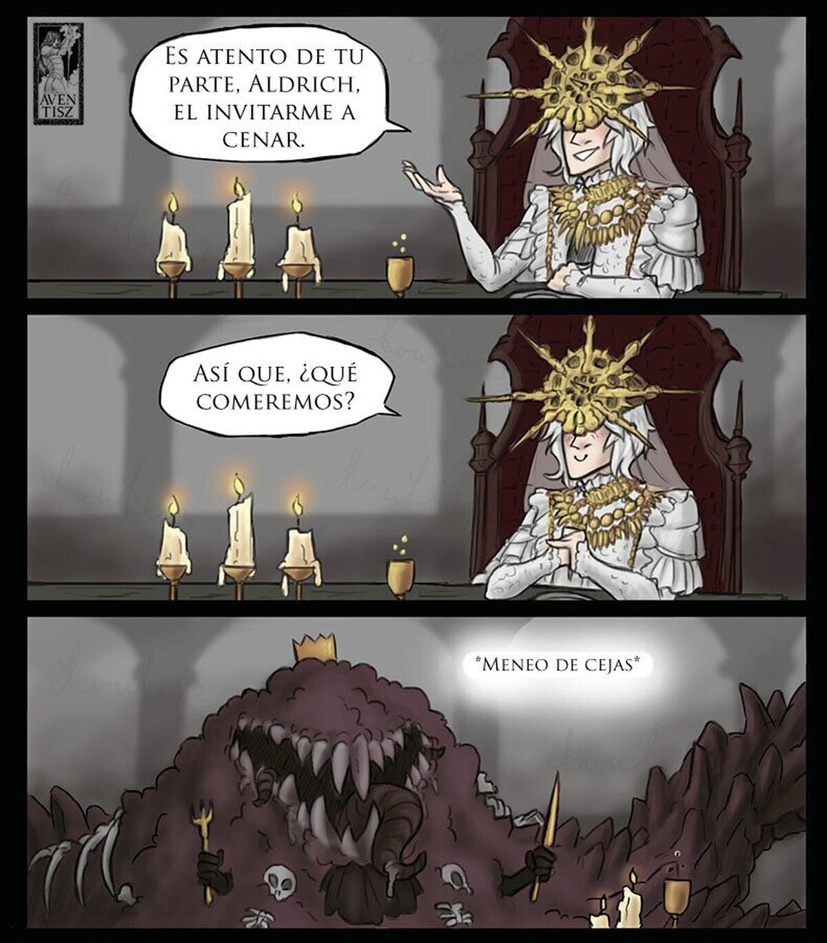 Que atento eres Aldrich