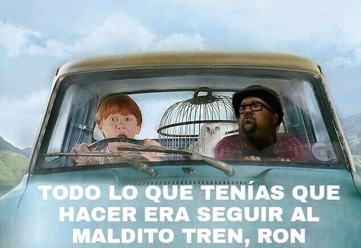 Sólo tenías que seguir al maldito tren, Ron