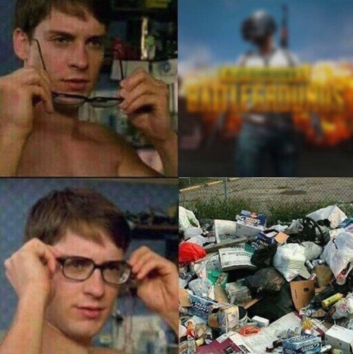 Me había olvidado las gafas del cerca