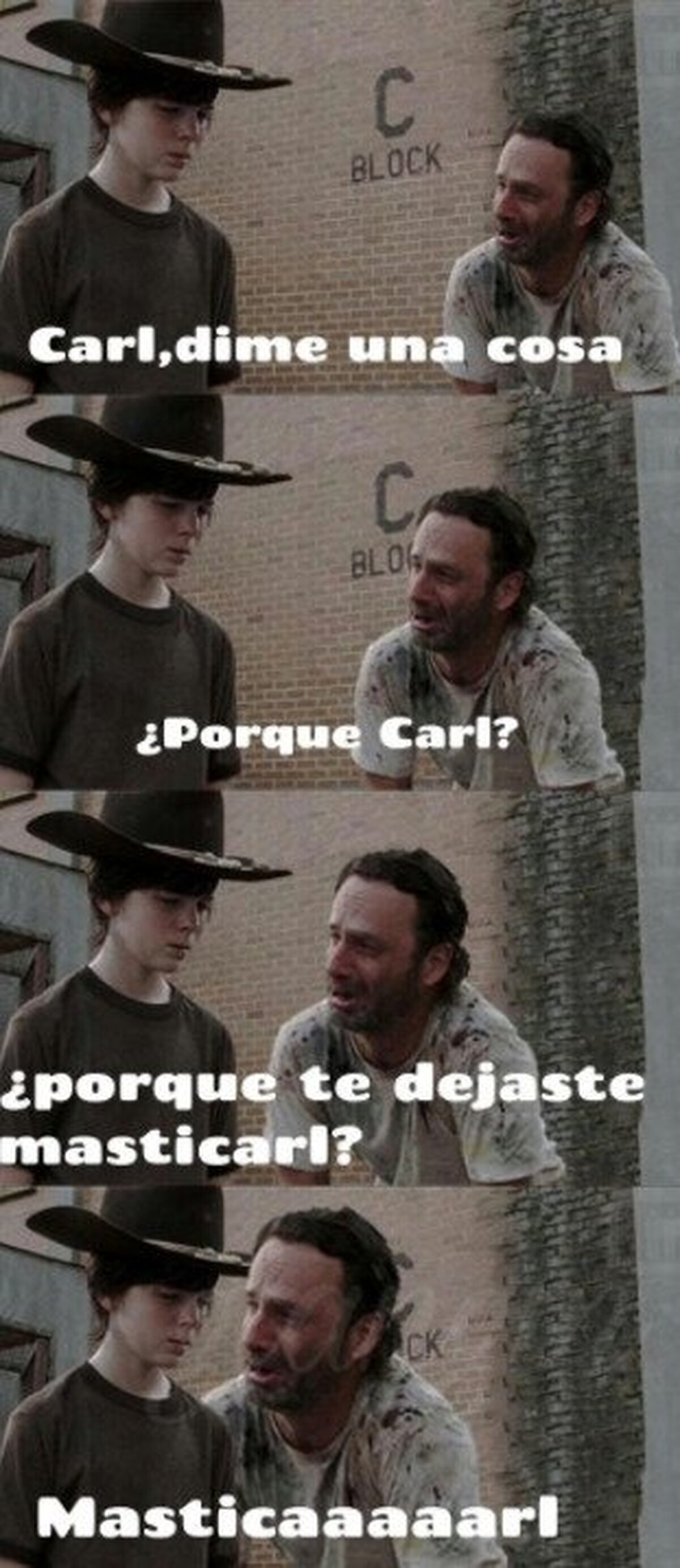 Nos despedimos todos del meme de Carl