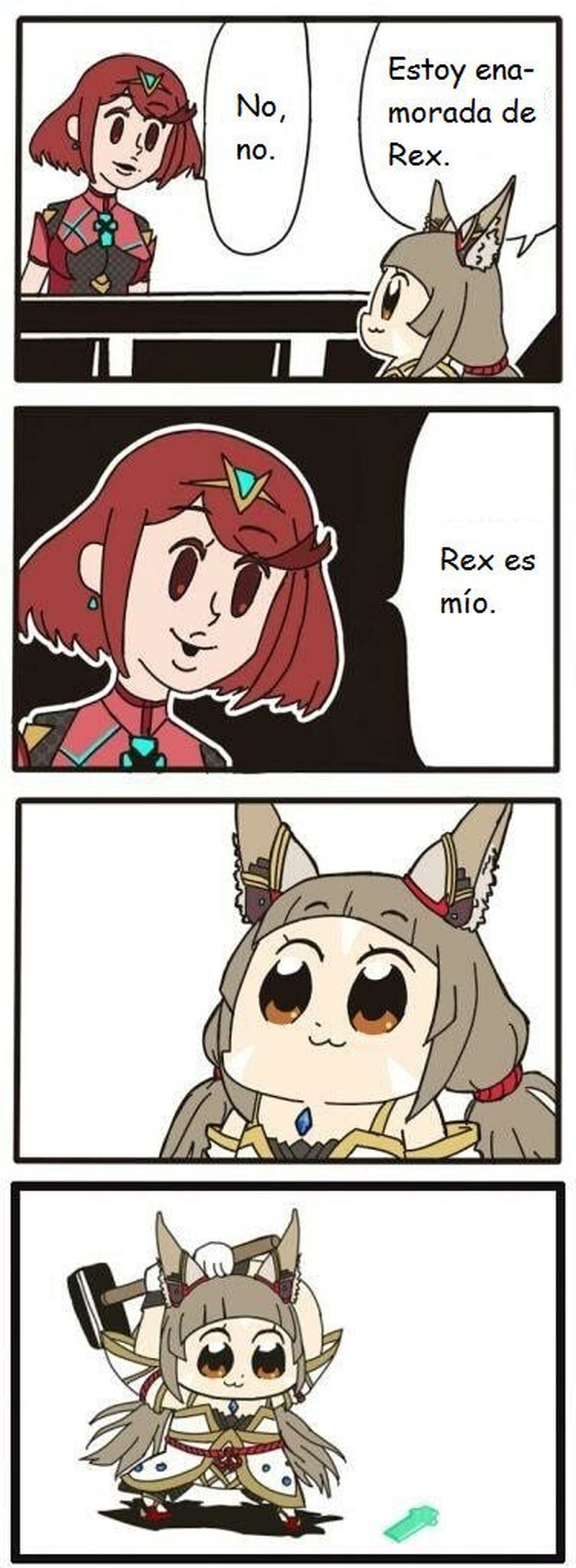 (Spoilers Xenoblade Chronicles 2) Cómo deshacerte de la chica por la que te frienzonearon