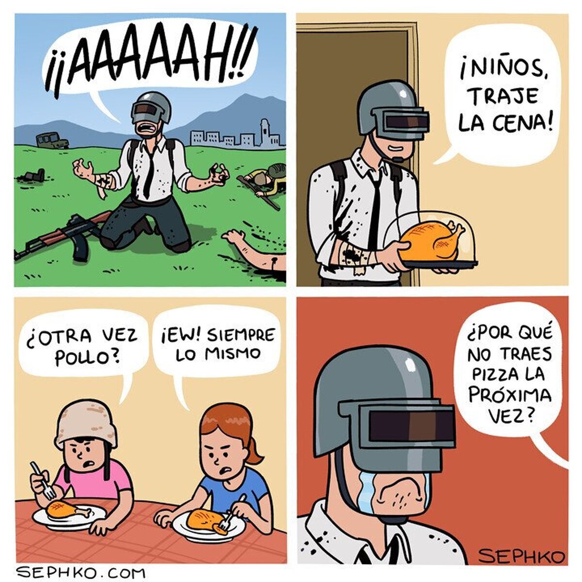 Winner Winner Chicken Dinner. Por Sephko