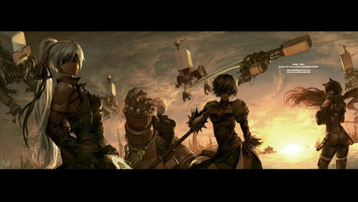 RWBY x Nier: Automata, por dishwasher1910