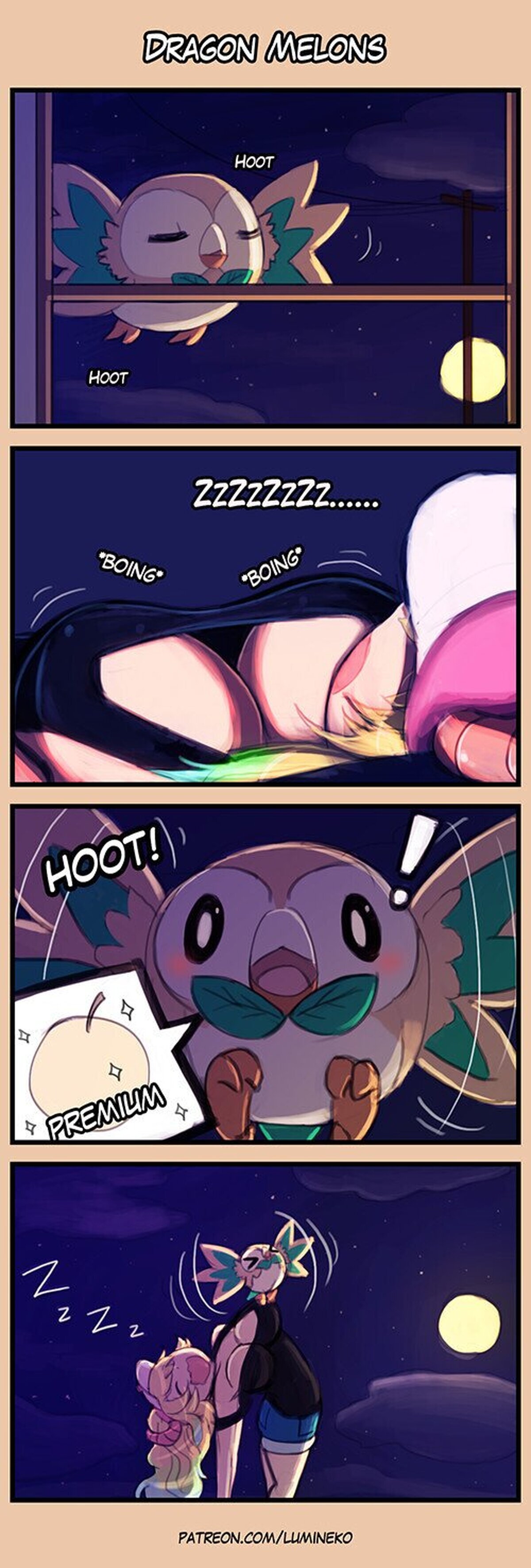 Rowlet necesita mejorar su vista