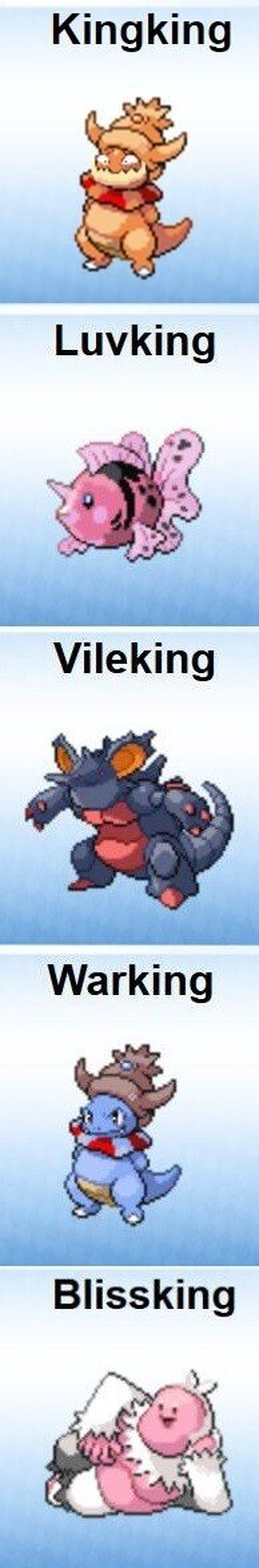 Los  5 auténticos señores pokemon.  